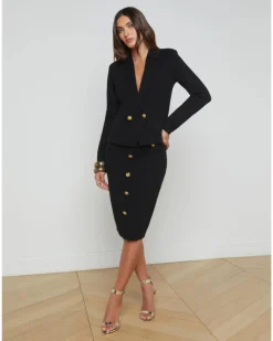 L'Agence Sofia Knit Blazer