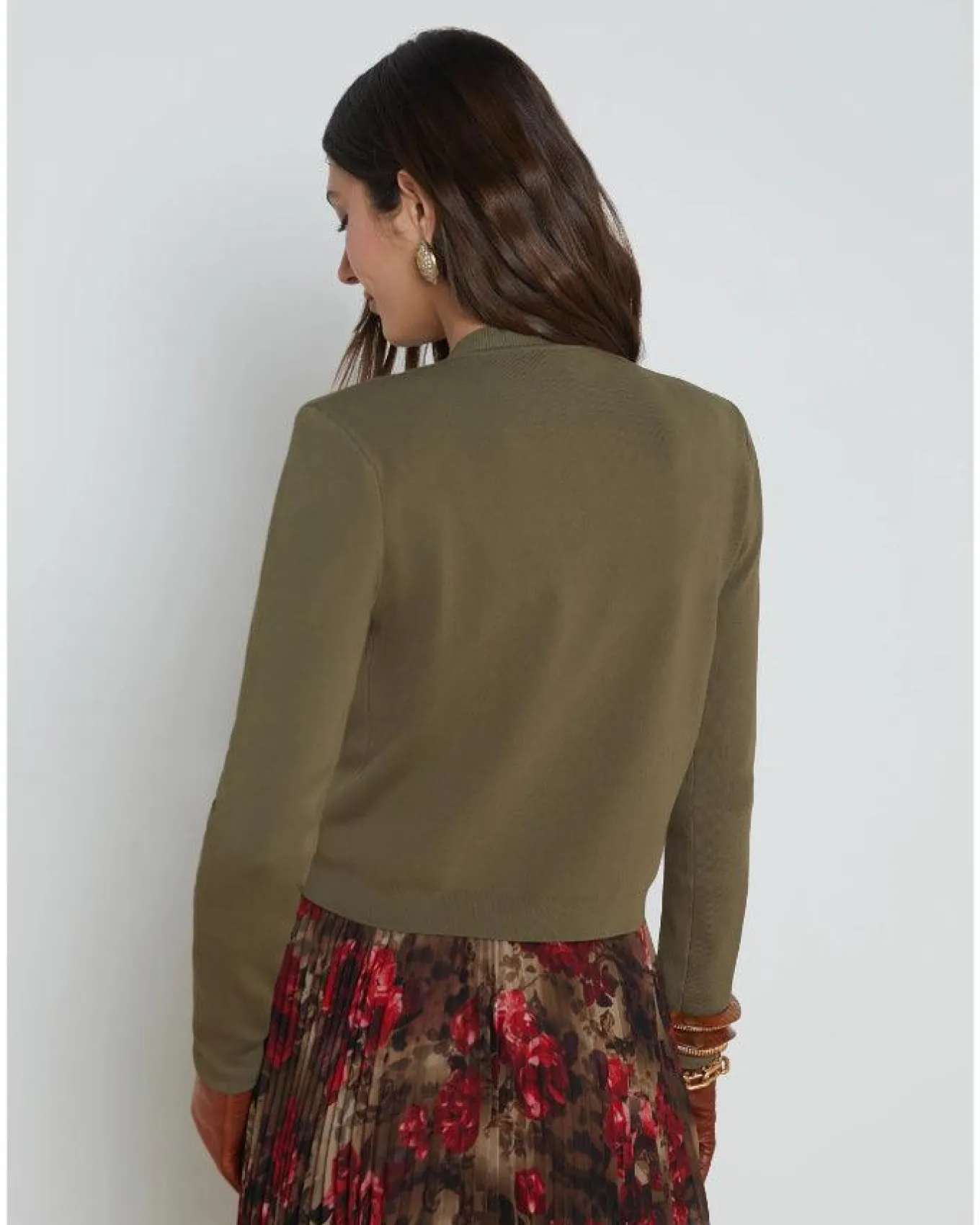 L'Agence Toulouse Crop Cardigan