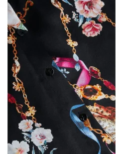 L'Agence Tyler Rococo Angel Print Blouse