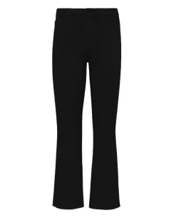 L’Agence Wanda Crop Wide Leg Coated Pant