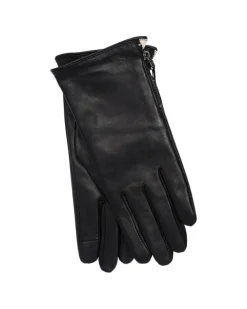 Leather Glove With Zipper