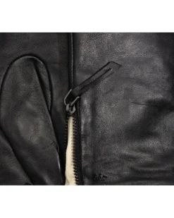 Leather Glove With Zipper