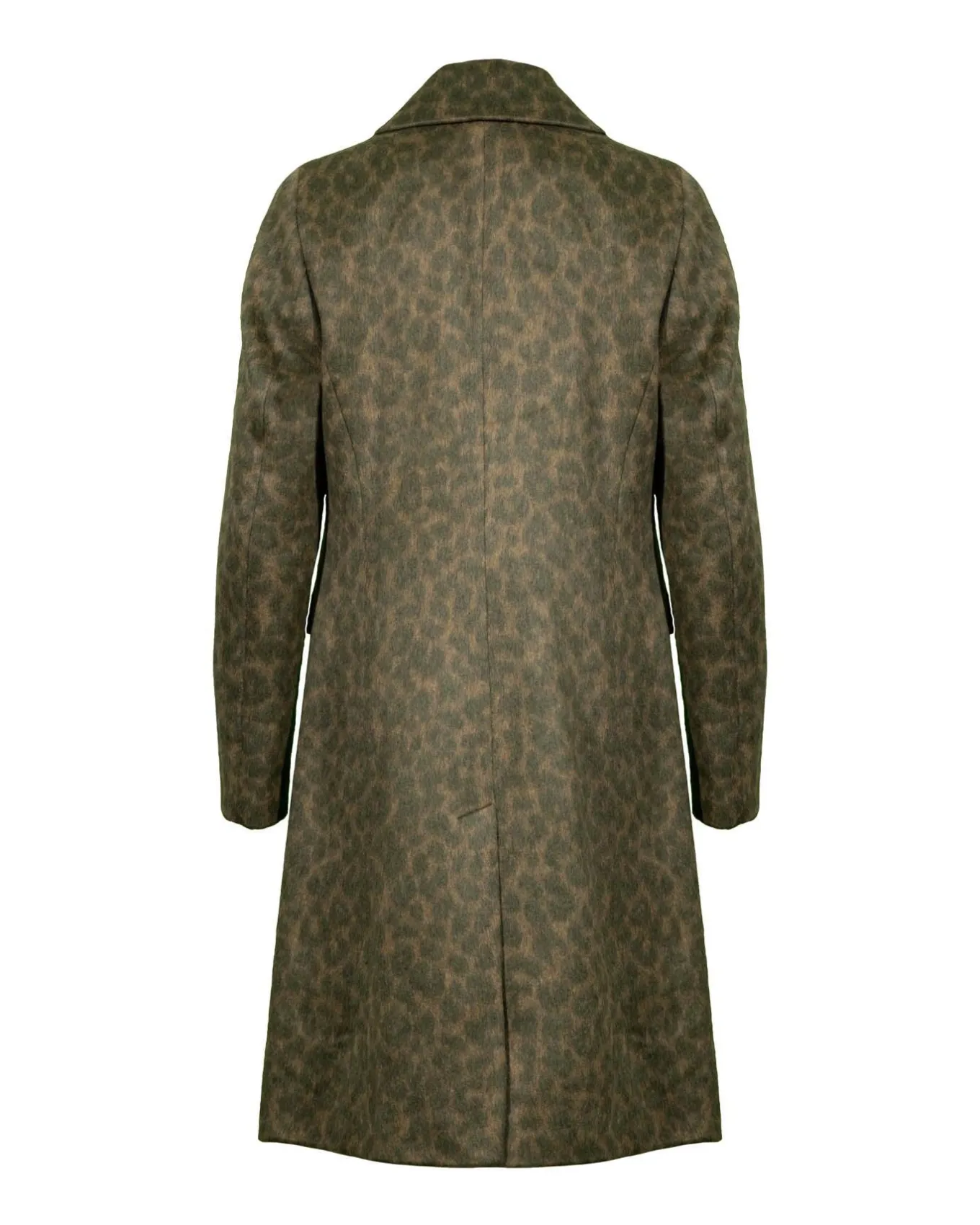 Leja Camo Leopard Wool Coat