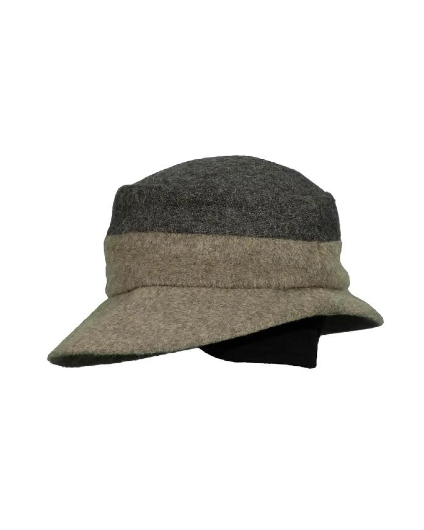 Lillie and Cohoe Kaitlin 2-Tone Mohair Hat