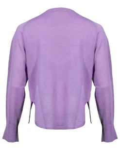 Linen V-Neck Pullover