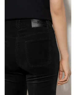 Luisa Cerano Black Velvet Flared Pants