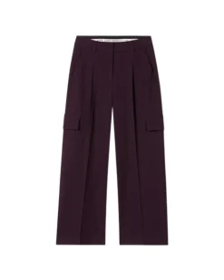 Luisa Cerano Cropped Pleated Cargo Pants