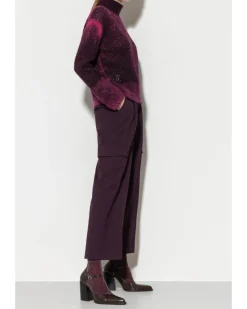 Luisa Cerano Cropped Pleated Cargo Pants