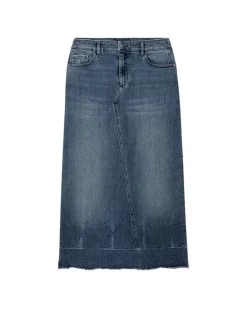 Luisa Cerano Denim Midi Skirt