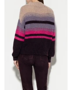 Luisa Cerano Fancy Stripe Alpaca Sweater