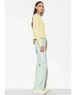Luisa Cerano Green Boot Cut Jeans