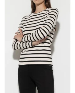 Luisa Cerano Heavy Cotton Striped Tee