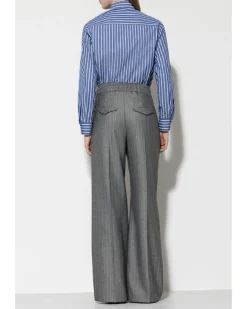 Luisa Cerano Herringbone Wide Leg Pants