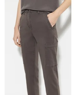 Luisa Cerano High Stretch Tappered Denim Cargo Pant