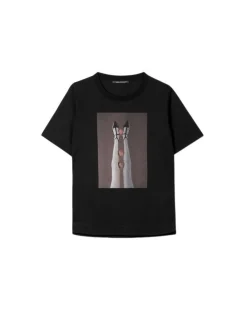 Luisa Cerano Legs Statement Print Tee