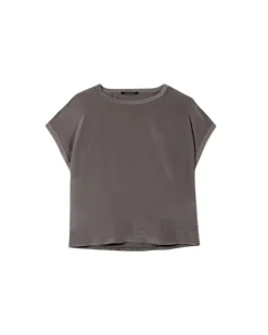 Luisa Cerano Mix Jersey Cap Sleeve Tee