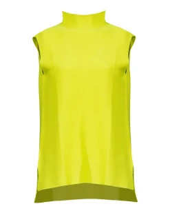 Luisa Cerano Mock Neck Tank Top