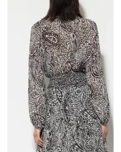 Luisa Cerano Paisley Print Tunic Blouse