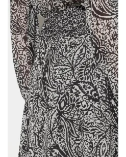 Luisa Cerano Paisley Print Flounce Skirt