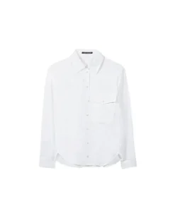 Luisa Cerano Removable Tie Cotton Shirt