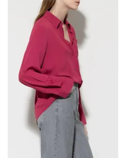 Luisa Cerano Silk Blend Shirt Blouse