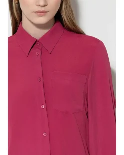 Luisa Cerano Silk Blend Shirt Blouse