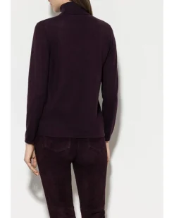 Luisa Cerano Silk Blend Turtleneck Sweater