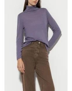 Luisa Cerano Silk Blend Turtleneck Sweater