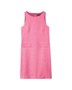 Luisa Cerano Tweed Look Shift Dress