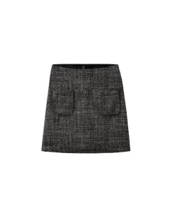 Luisa Cerano Tweed Short Skirt