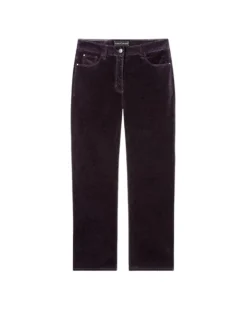 Luisa Cerano Velvet Baby Flare Pant