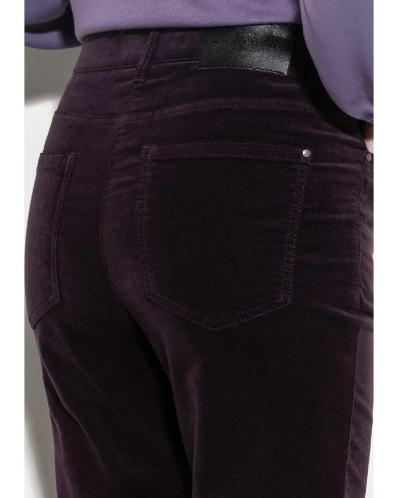 Luisa Cerano Velvet Baby Flare Pant