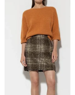 Luisa Cerano Vintage Check Mini Skirt