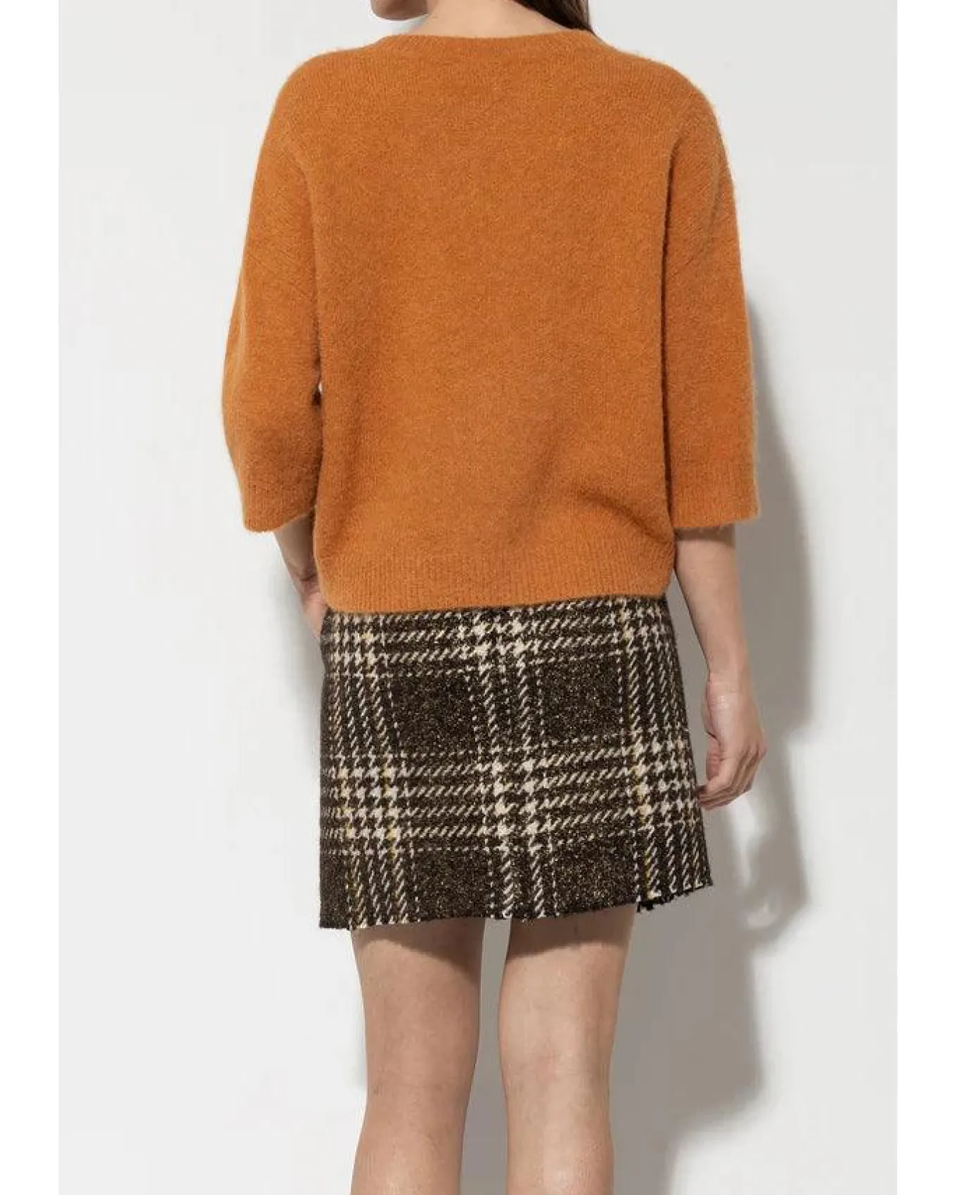 Luisa Cerano Vintage Check Mini Skirt