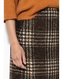 Luisa Cerano Vintage Check Mini Skirt