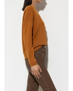 Luisa Cerano V-Neck Cashmere Blend Sweater