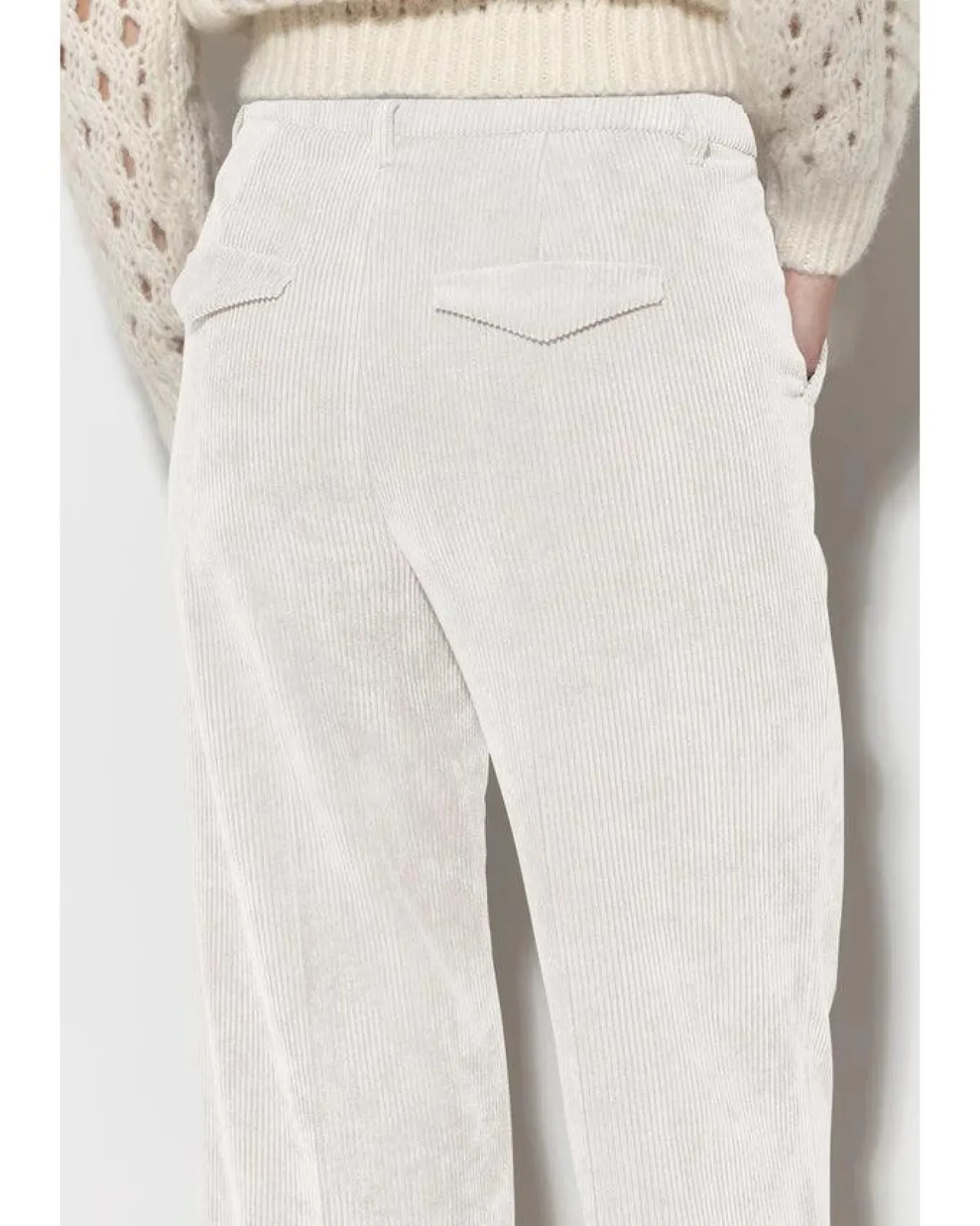 Luisa Cerano Wide Leg Cordoroy Pant