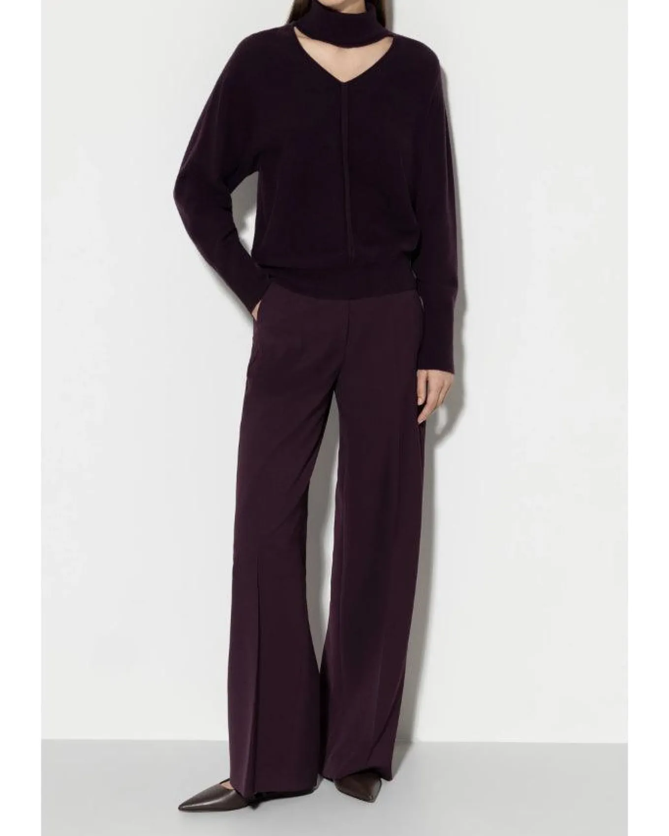 Luisa Cerano Wide Leg Full Length Dress Pants