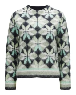 Marc Cain Alpaca Blend Print Sweater
