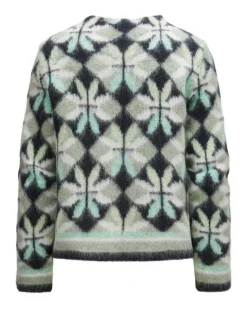 Marc Cain Alpaca Blend Print Sweater