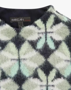 Marc Cain Alpaca Blend Print Sweater