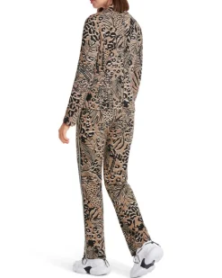 Marc Cain Animal Crossing Print Scuba Blazer