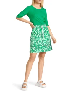 Marc Cain Aquanauts Print Skirt