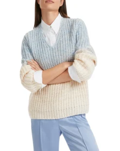 Marc Cain Chunk Knit Gradient Pullover