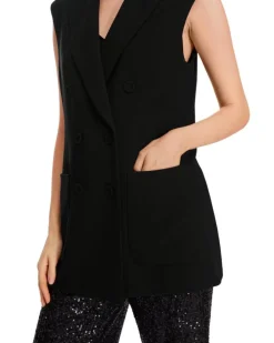 Marc Cain Double Breasted Fitted Vest-Top