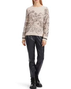 Marc Cain Embroidered Wool Pullover