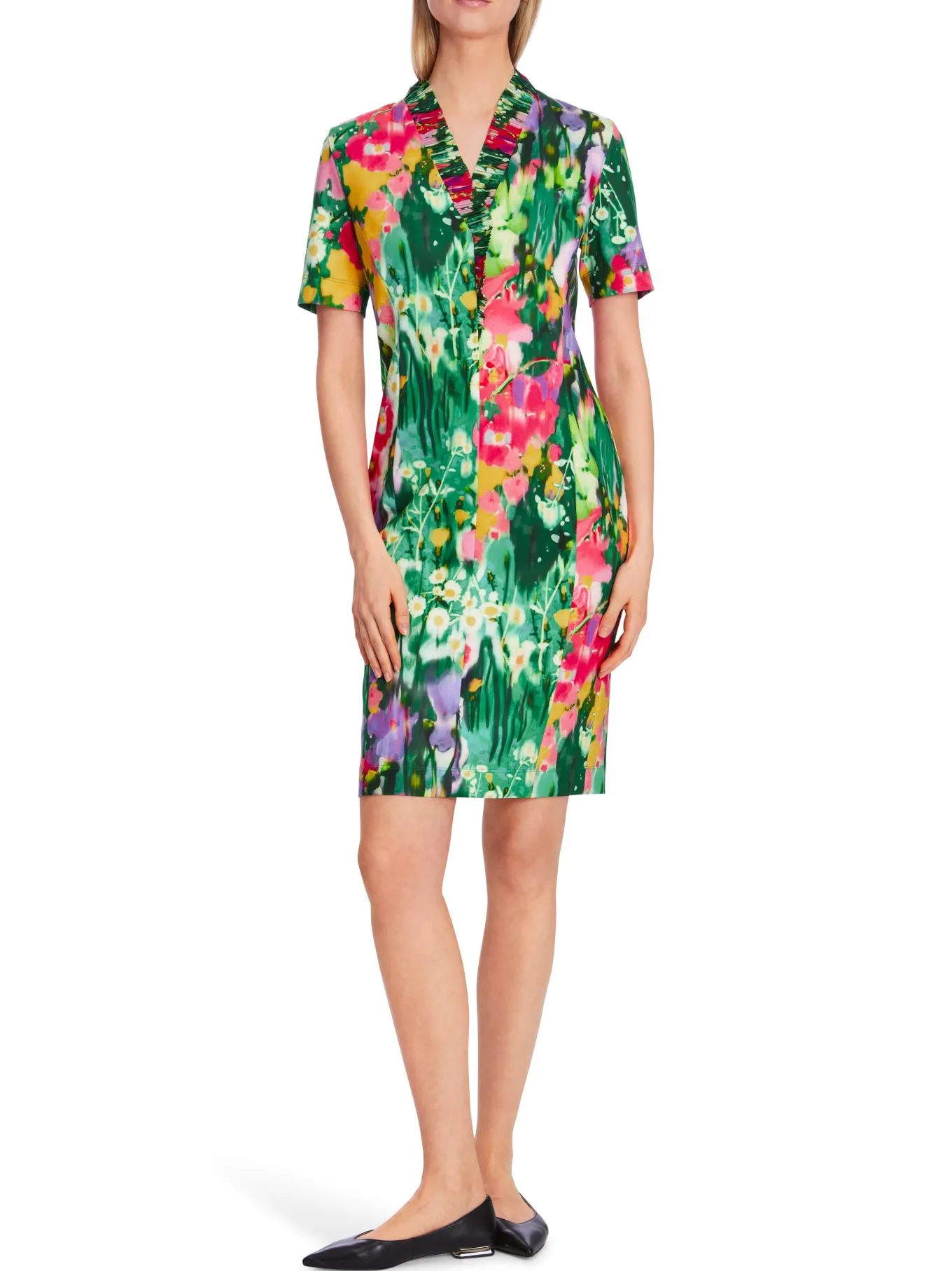 Marc Cain Eyecathing Floral Print Dress