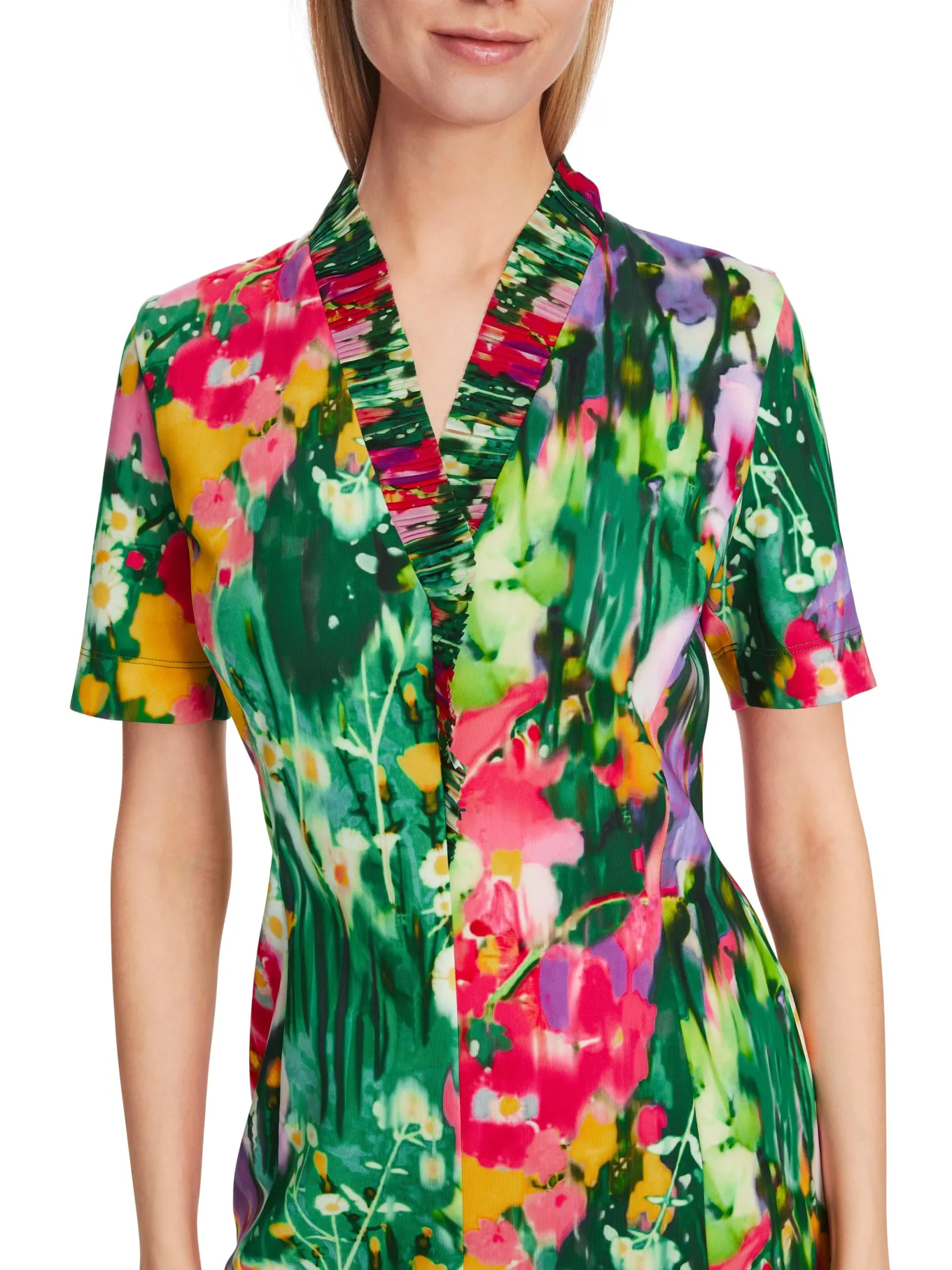 Marc Cain Eyecathing Floral Print Dress