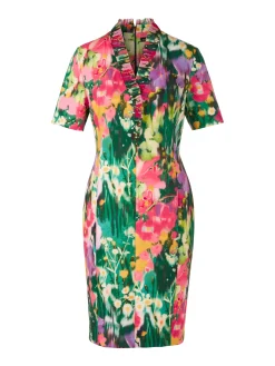 Marc Cain Eyecathing Floral Print Dress