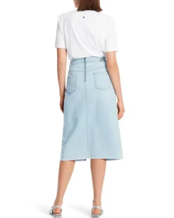 Marc Cain Faded Denim Skirt